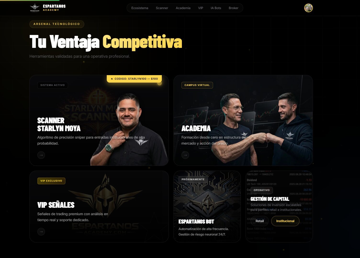 Espartanos Academy Platform